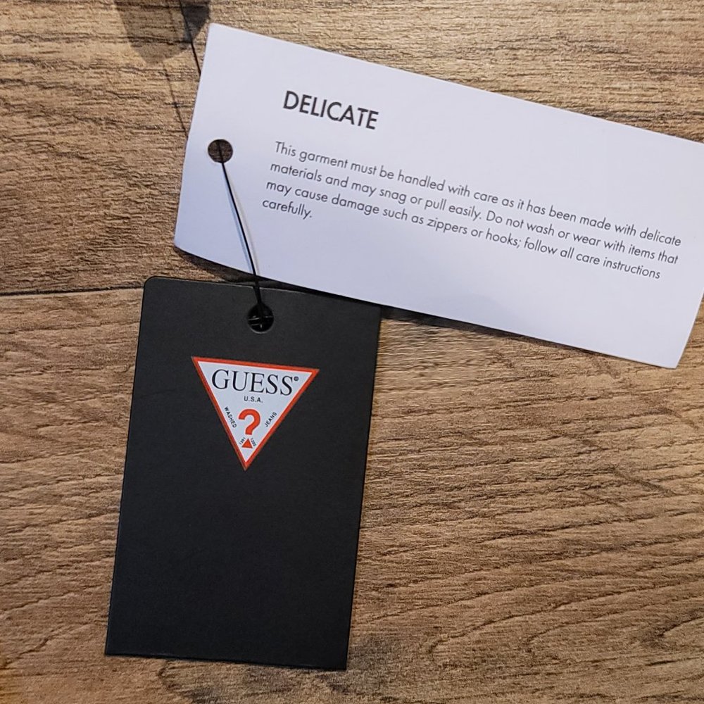 NWT Guess Women's Black and Silver Metallic Rouched Romper - Picture 4 of 8